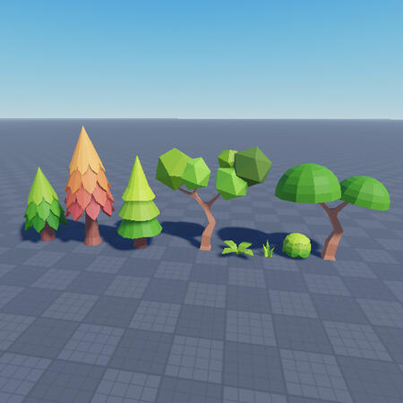 Low Poly Plants